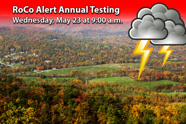 RoCo Alert Testing May 23, 2018